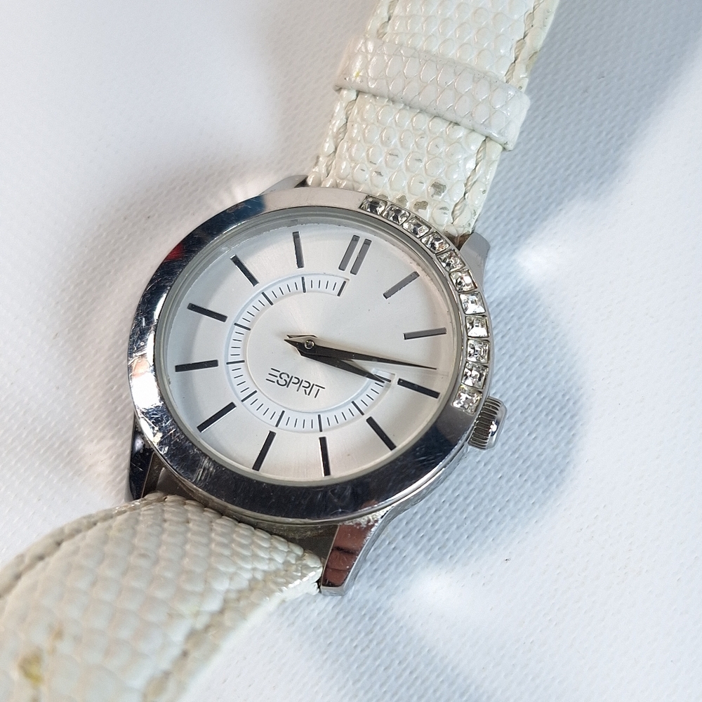 ESPRIT Ladies Vintage Mechanical Watch 102952 Crystal Bezel INOX Strap